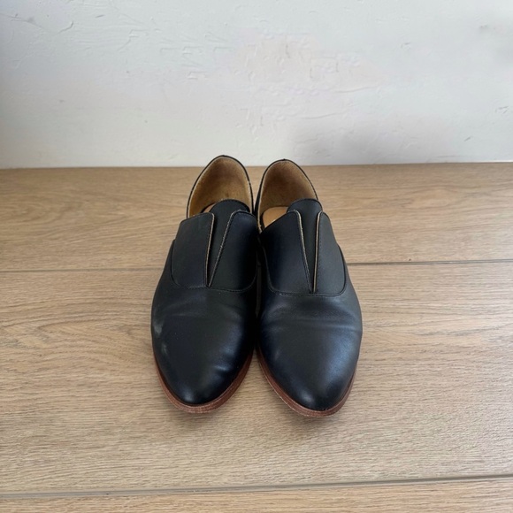 Nisolo Emma d'Orsay Slip-On Sustainable Oxford in Black- Size 8.5 - Picture 3 of 7